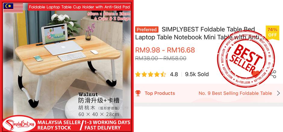 Shopee - Foldable Table